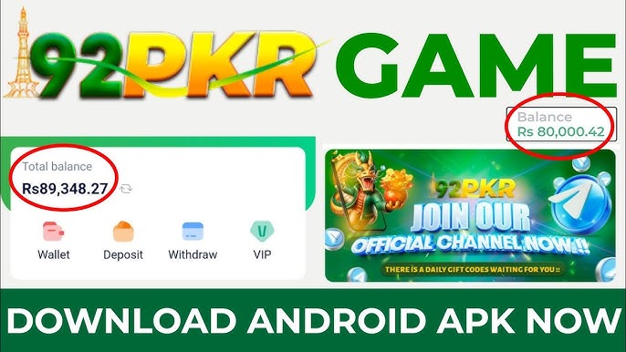 92 pkr game download 